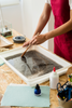 Making fibreglass moulds
