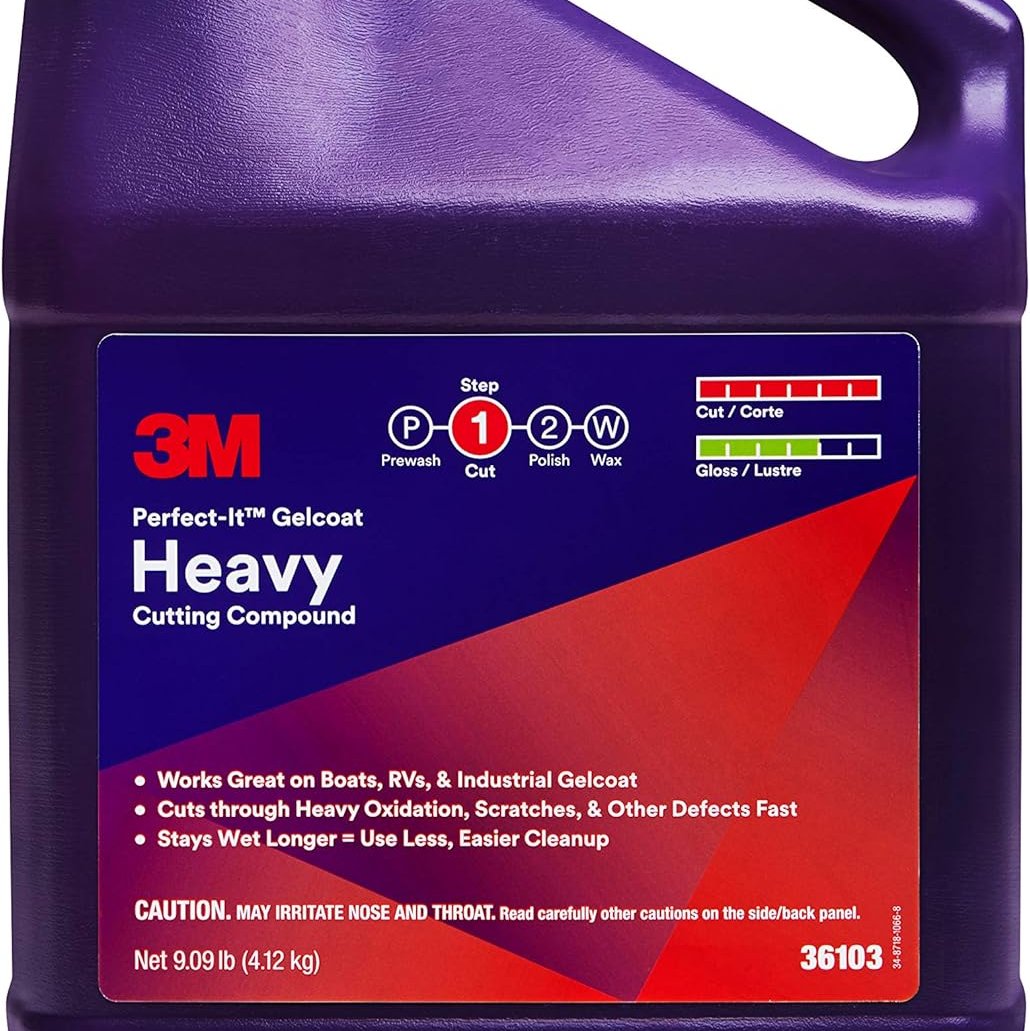 Clean Cut Compound 3M Perfect-It Gelcoat Heavy Cutting Compound - Gallon - 36103 ...