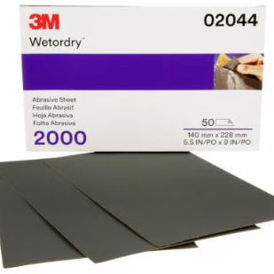3M Wetordry Sand Paper Sheet