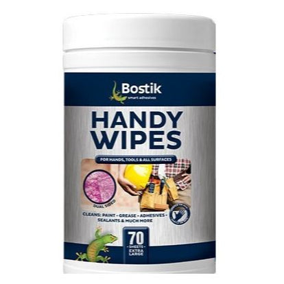 Bostik Handy Wipes 70 Sheets Extra Large