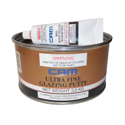 CAM Ultra Fine Glazing Putty Kit