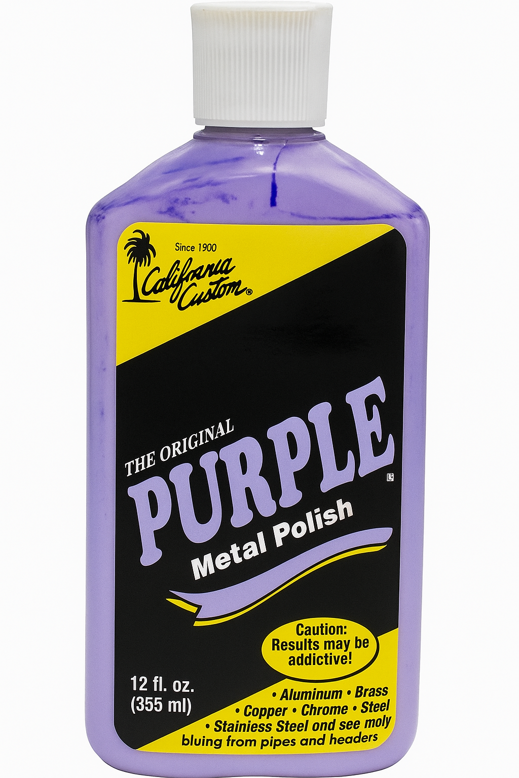 California Custom Purple Metal Polish 355ml