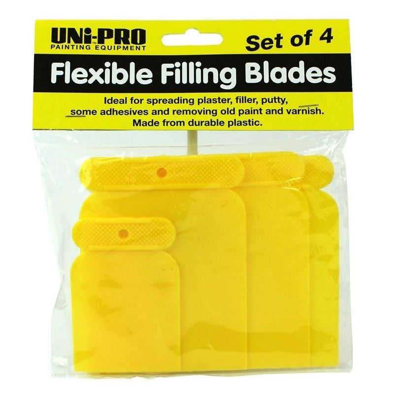 UNi-PRO Flexible Filling Blade Set of 4 - Plastic